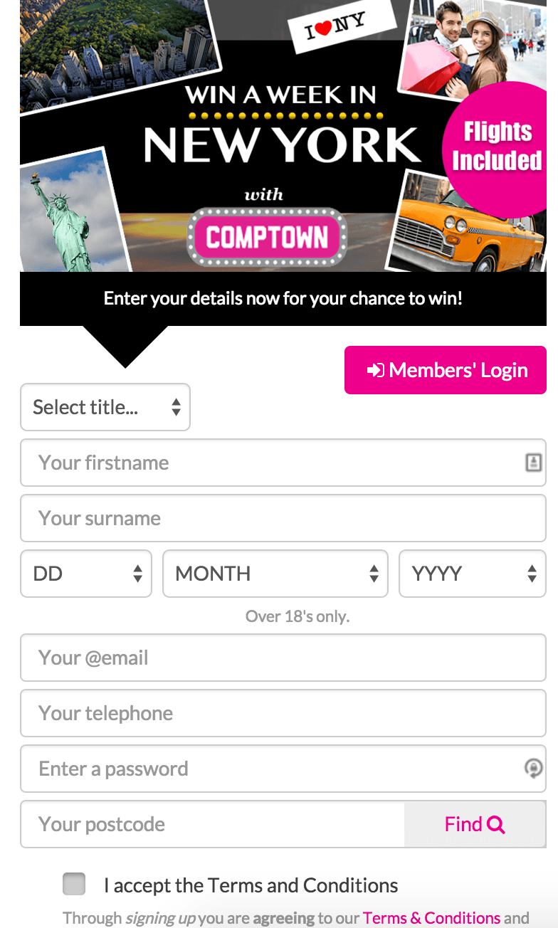 comptown sign up