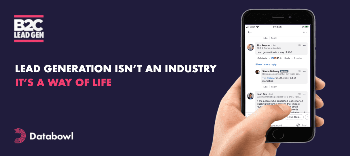 Lead Generation Isn’t an Industry, It’s a Way of Life